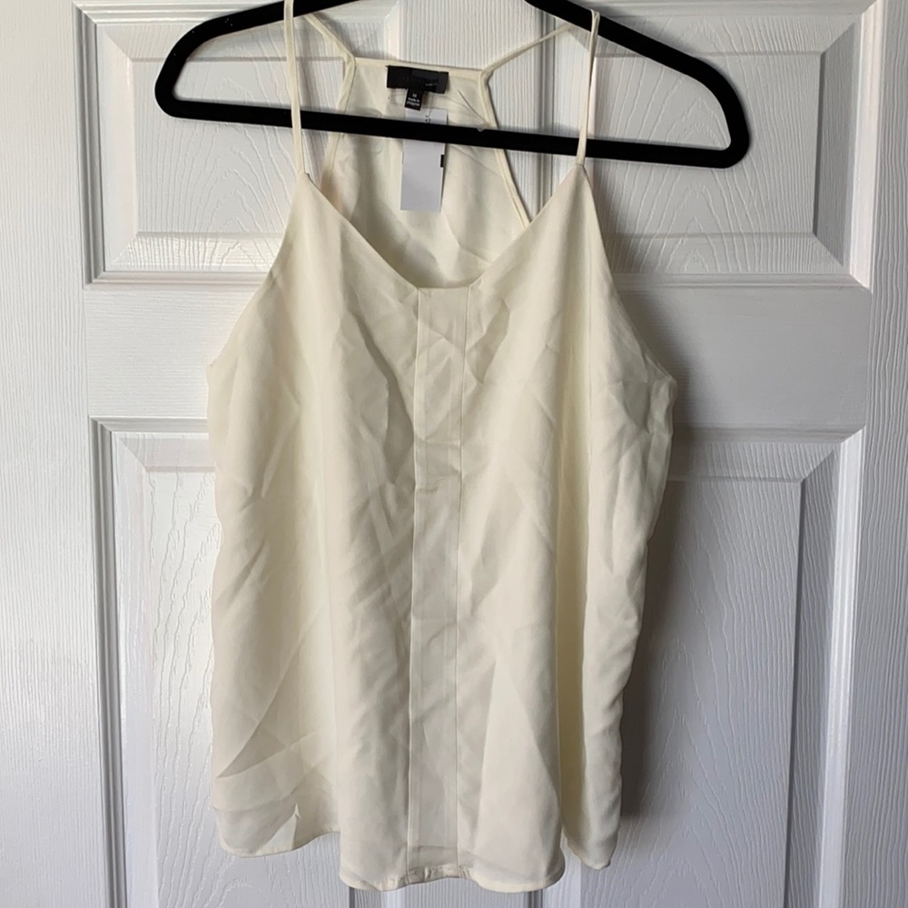 BNWT The Limited Cream halter blouse
